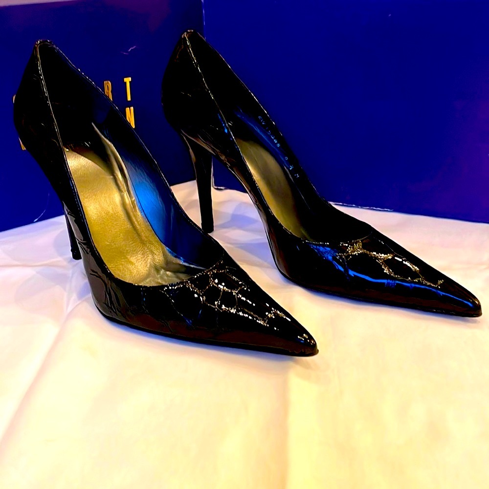 NEW Stuart Weitzman Black Orinoco in original box